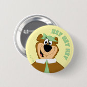 Yogi Bear Willkommen Button (Vorne & Hinten)