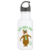 Yogi Bear Willkommen Edelstahlflasche (Vorderseite)