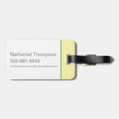 Yogi Bear Willkommen Gepäckanhänger (Rückseite horizontal)