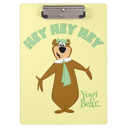 Yogi Bear Willkommen Klemmbrett (Vorderseite)
