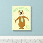Yogi Bear Willkommen Leinwanddruck (Insitu (Holzboden))