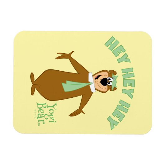 Yogi Bear Willkommen Magnet (Horizontal)
