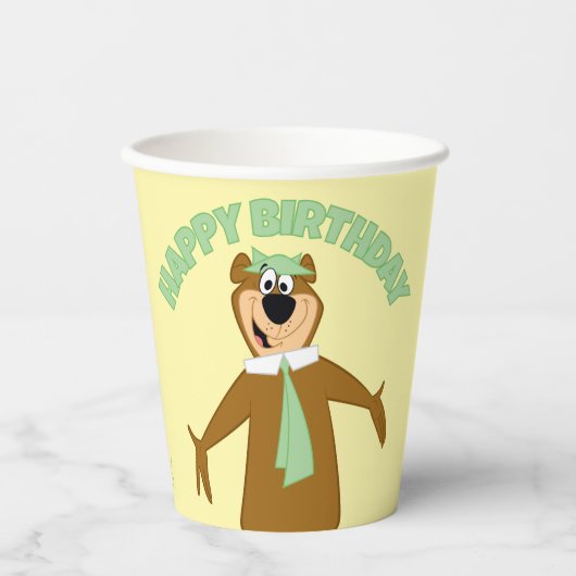 Yogi Bear Willkommen Pappbecher (Vorderseite)