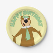 Yogi Bear Willkommen Pappteller (Vorderseite)