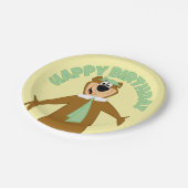 Yogi Bear Willkommen Pappteller (Schrägansicht)