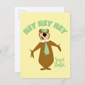 Yogi Bear Willkommen Postkarte (Vorne/Hinten)