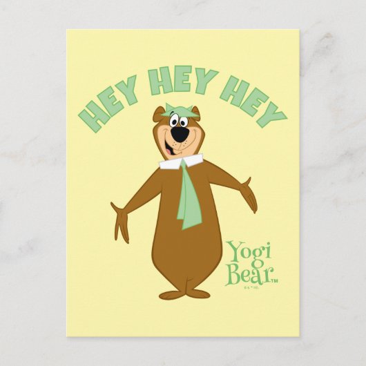 Yogi Bear Willkommen Postkarte (Vorderseite)