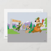 Yogi Bear's Great Picnic Basket Escape Postkarte (Vorne/Hinten)