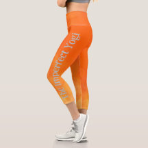Yogi Capri Yoga Pant Orange