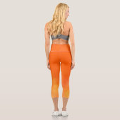 Yogi Capri Yoga Pant Orange Leggings (Rückseite)