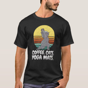 Yogi-Coffee-Katzen-Yogamatten-Yoga T-Shirt