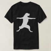 Yogi English Golden Retriever Dog Yoga Pose Niedli T-Shirt (Design vorne)