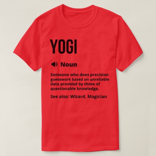 Yogi Funny Definition Namaste Funny Sprichwort T-Shirt (Design vorne)