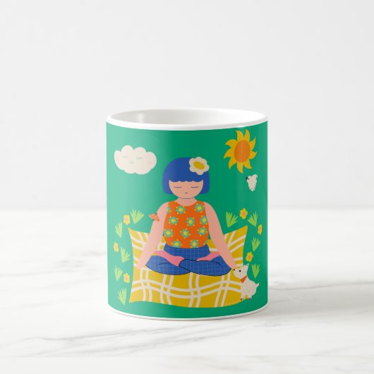 Yogi Girl Kaffeetasse (Mittel)