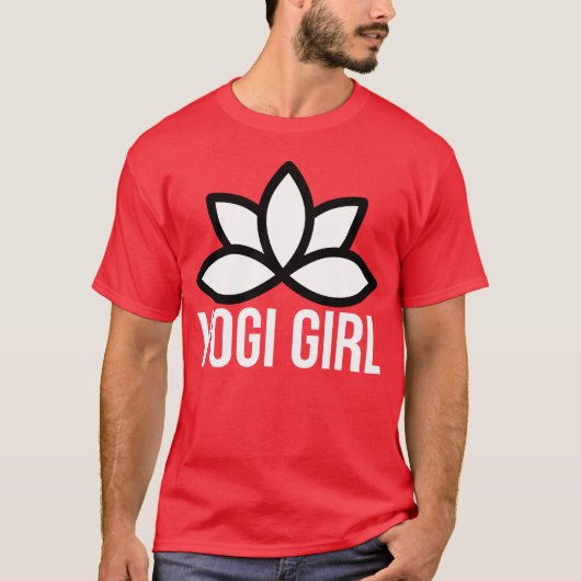 Yogi Girl Music Retro T-Shirt (Vorderseite)