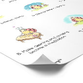 Yogi Ladybug "10 Zen Dinge, an die man sich erinne Poster (Ecke)