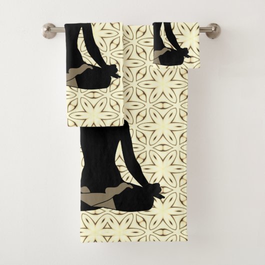 Yogi Lotus Pose Badhandtuch Set (Insitu)