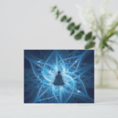 Yogi-Meditation Postkarte (Stehend Vorderseite)