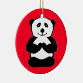 Yogi Panda - Einzigartige Weihnachtsschmuck (Rechts)