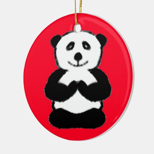 Yogi Panda - Einzigartige Weihnachtsschmuck (Links)