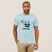 Yogi Panda - Yoga-T - Shirt (Vorne ganz)