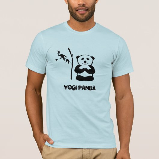 Yogi Panda - Yoga-T - Shirt (Vorderseite)