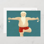 Yogi Santa - Christmas Postcard Feiertagspostkarte (Vorne/Hinten)