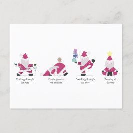 Yogi Santa Funny Yoga Pub Weihnachtsfeiertag Postkarte