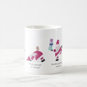 Yogi Santa Funny Yoga Pub Weihnachtskarte Kaffeetasse (Mittel)