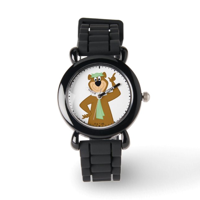 Yogi "schlauer als der durchschnittliche Bär" Armbanduhr (Vorderseite)