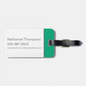 Yogi "schlauer als der durchschnittliche Bär" Gepäckanhänger (Rückseite horizontal)