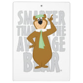 Yogi "schlauer als der durchschnittliche Bär" Klemmbrett (Rückseite)