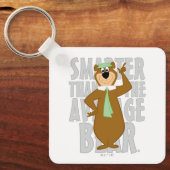 Yogi "schlauer als der durchschnittliche Bär" Schlüsselanhänger (Vorderseite)