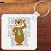 Yogi "schlauer als der durchschnittliche Bär" Schlüsselanhänger (Rückseite)