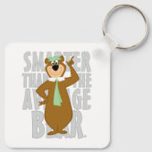 Yogi "schlauer als der durchschnittliche Bär" Schlüsselanhänger (Rückseite)