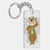 Yogi "schlauer als der durchschnittliche Bär" Schlüsselanhänger (Vorderseite links)