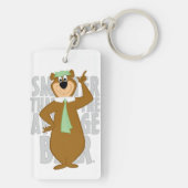 Yogi "schlauer als der durchschnittliche Bär" Schlüsselanhänger (Rückseite)