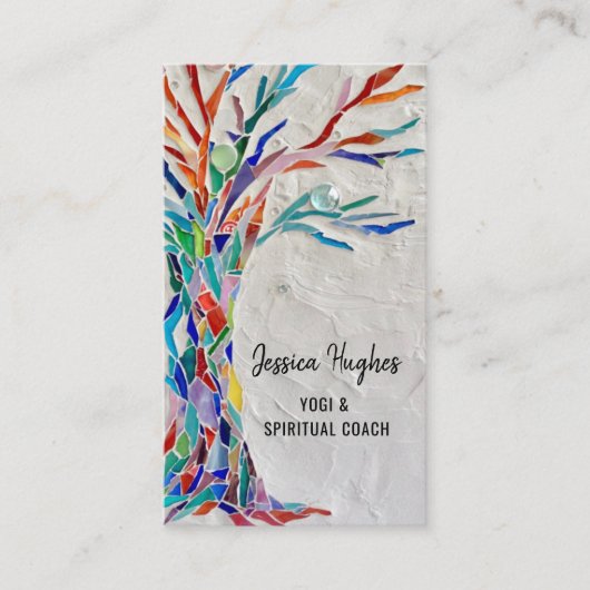 Yogi Spiritual Coach Business Card Visitenkarte (Vorderseite)