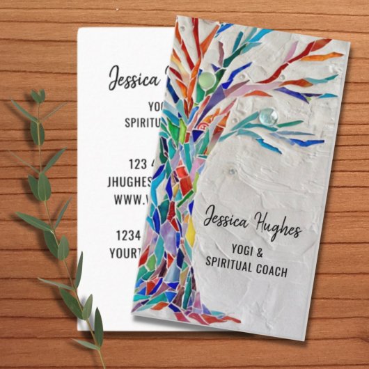 Yogi Spiritual Coach Business Card Visitenkarte