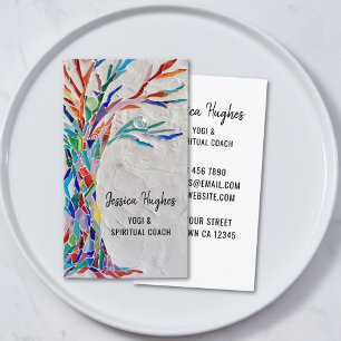 Yogi Spiritual Coach Business Card Visitenkarte