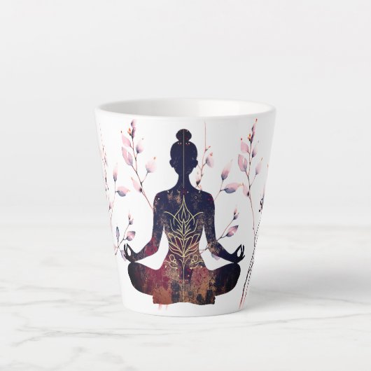 Yogi World Latte Mug Milchtasse (Vorderseite)