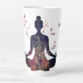 Yogi World Latte Tasse (Vorderseite)
