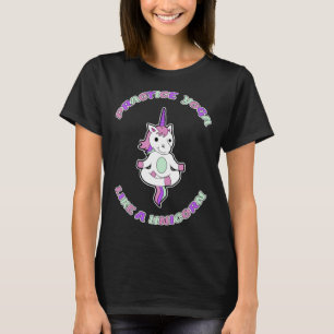 Yogi Yogini Gesundheits-Meditations-Outfits Mädche T-Shirt