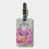 Yogic Reisender Gepäckanhänger (Vorderseite vertikal)