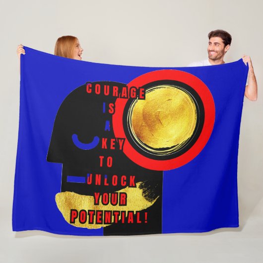 YOGIES ABSTRAKT Fleece Blanket (Beispiel)