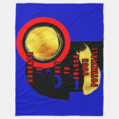 YOGIES ABSTRAKT Fleece Blanket (Vorderseite)