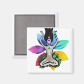 Yogini Chakra Magnet (Vorderseite/Rückseite)