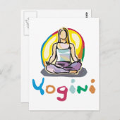 Yogini Postkarte (Vorne/Hinten)