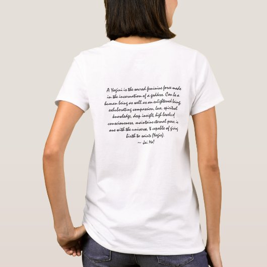 Yogini T-Shirt (Rückseite)