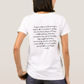 Yogini T-Shirt (Rückseite)